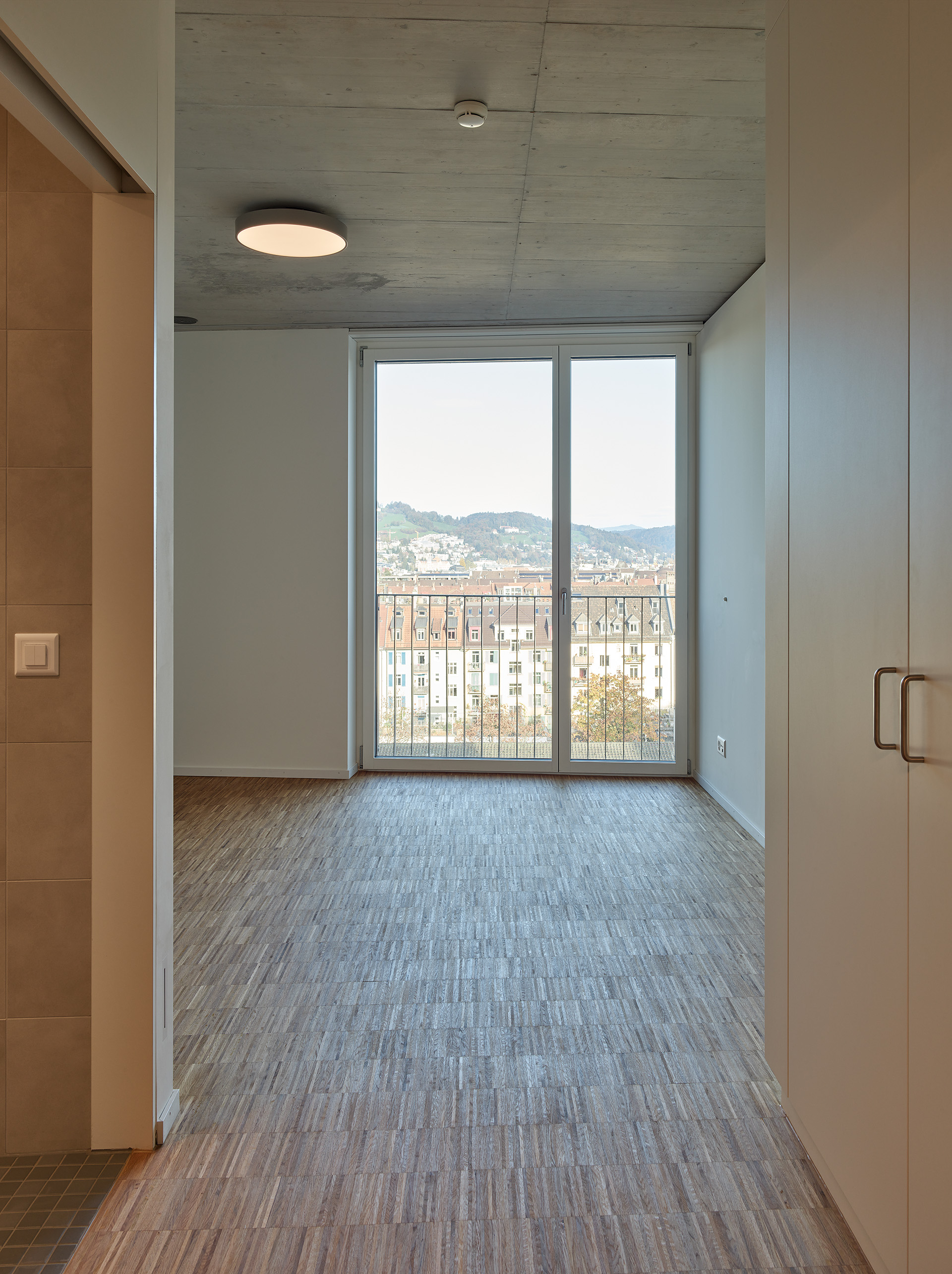 Meletta Strebel Architekten  · Alters- und Pflegewohnungen Elisabethenpark · Luzern · Aufnahmen 10.2022